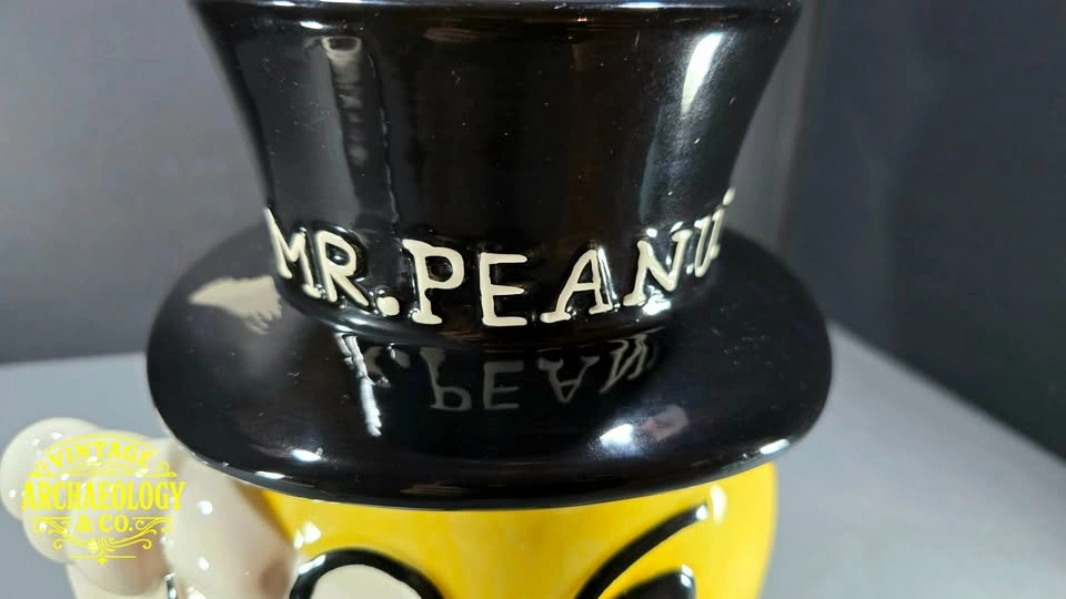 CERAMIC COOKIE JAR MR.PEANUT - photo 4