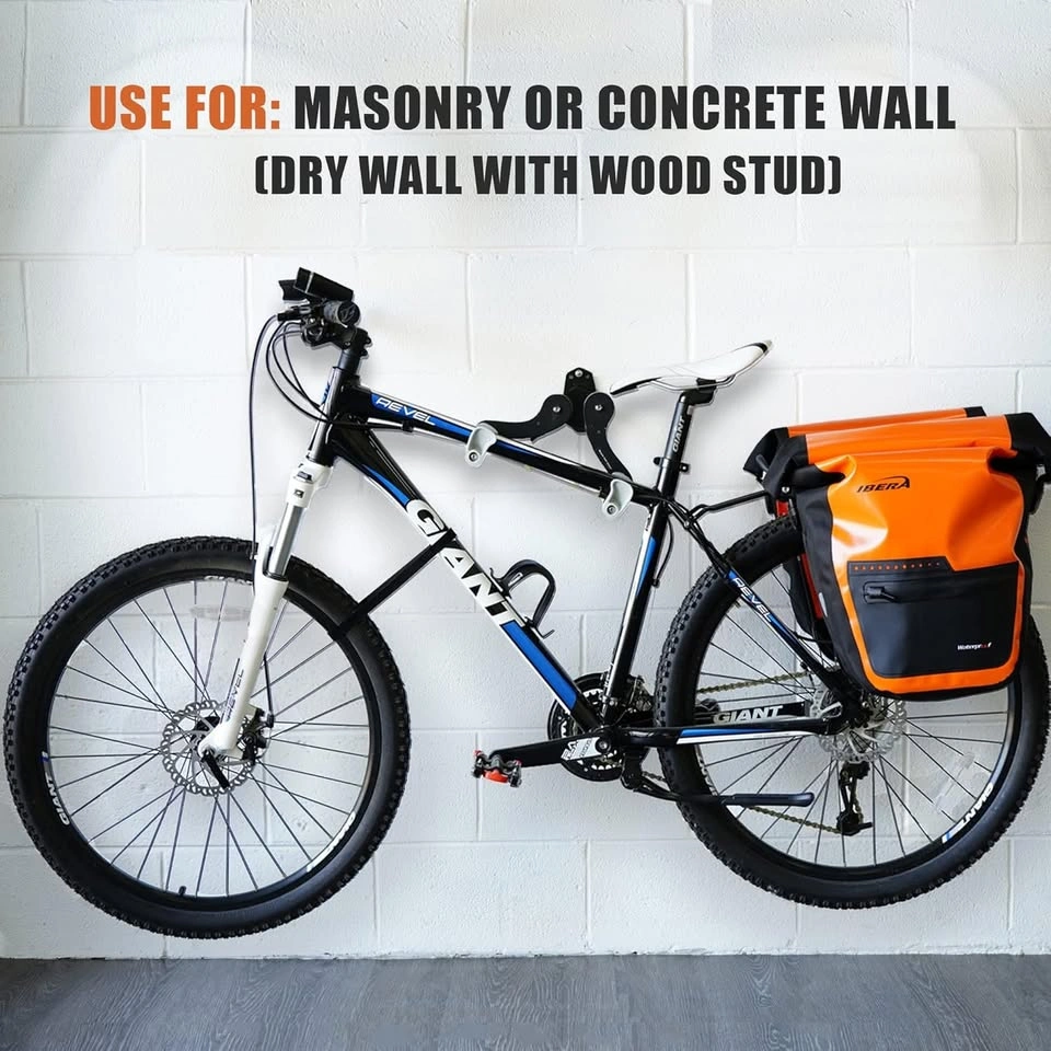 Adjustable Wall Mount Bike Hanger – Heavy Duty Bicycle Hook Rack - photo 3