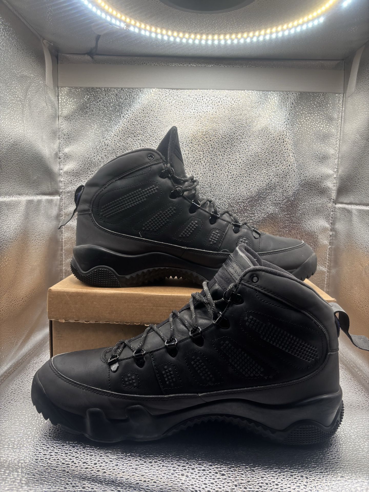 Air Jordan 9 boot black concord - photo 5
