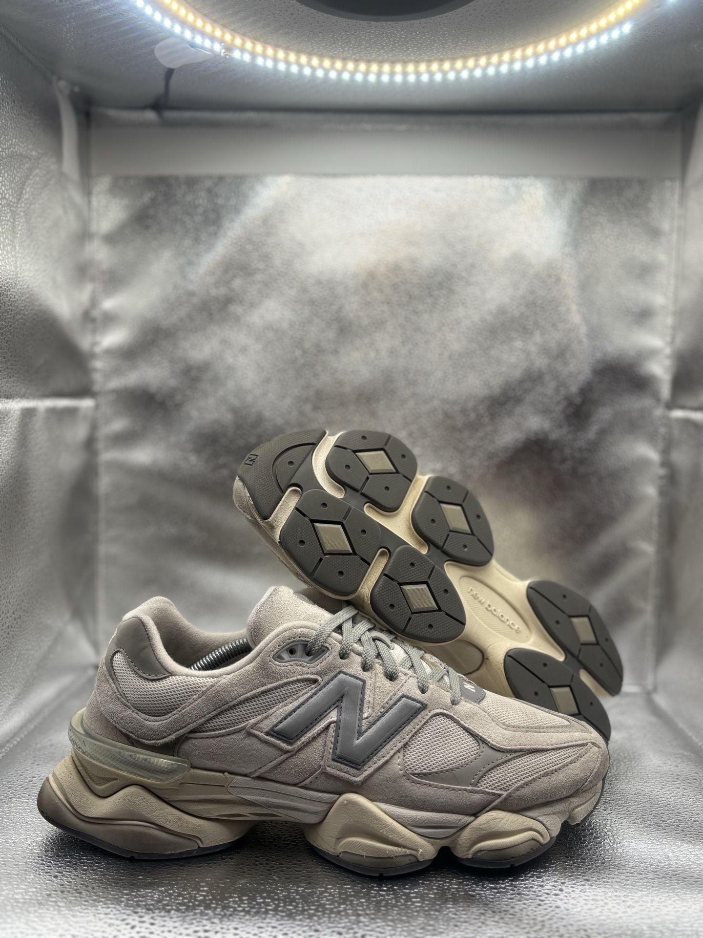 New Balance 9060 Sea Salt White