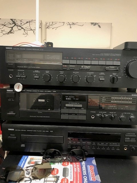 4 Piece Yamaha Stereo Set