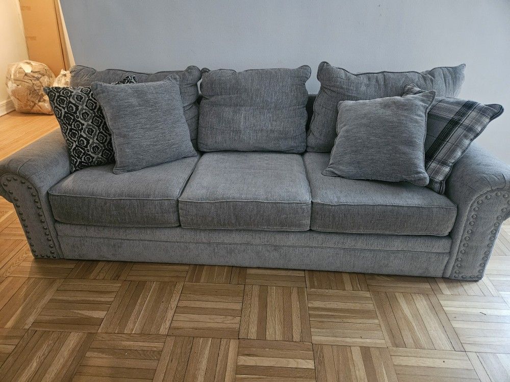 Grey Super Soft Couch