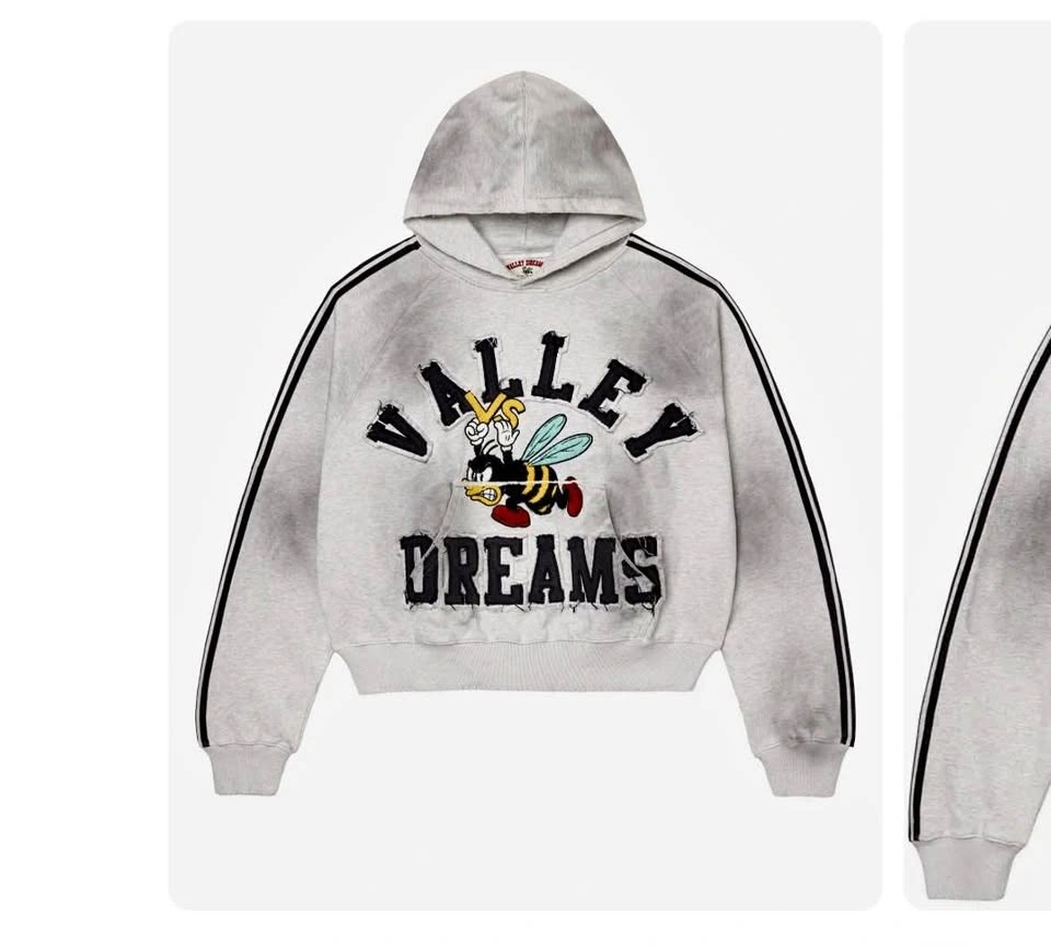Vale Hoodie Heather Grey - Anthem Bee