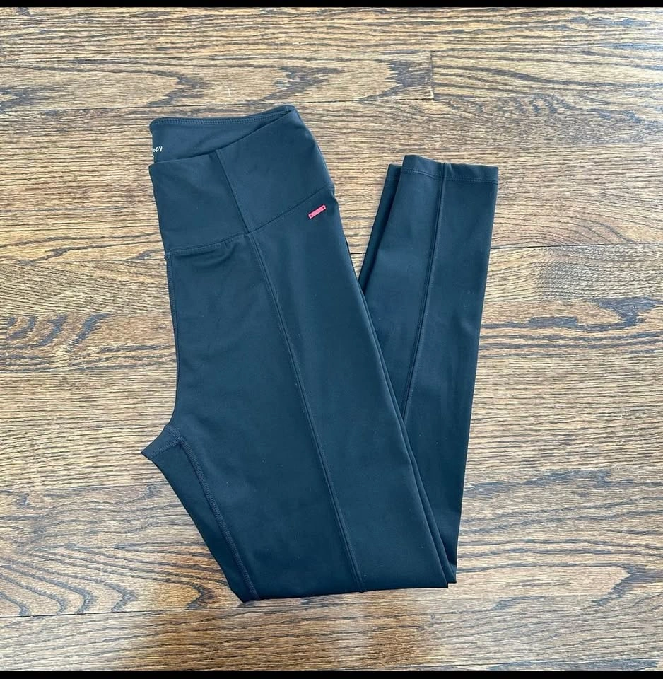 PHILANTHROPY Black Leggings High Waist Stretch Medium - photo 3