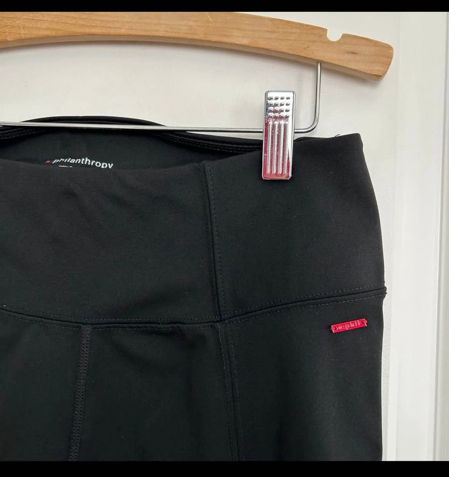 PHILANTHROPY Black Leggings High Waist Stretch Medium - photo 5