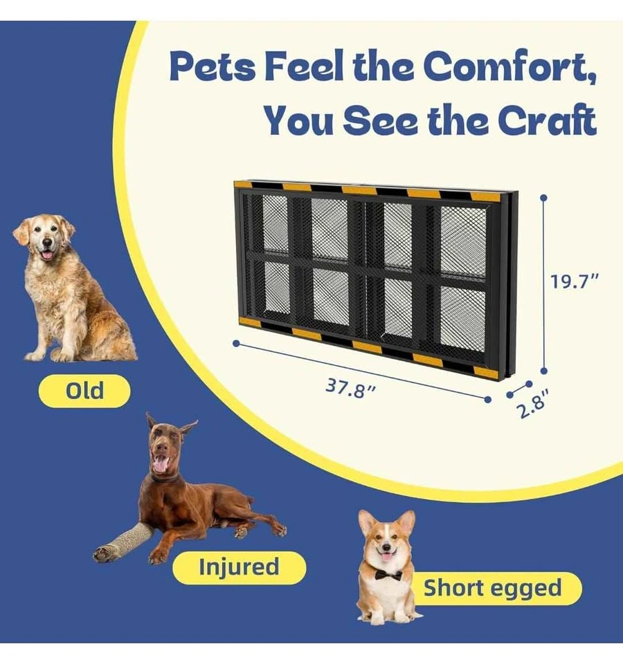 Dog Ramp for Car & Truck & SUV & Stairs - Joint-Friendly, Anti-S - photo 5
