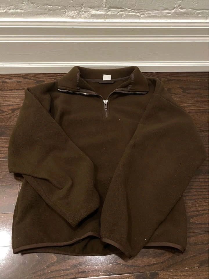 Aritzia Brown 1/4 Zip - photo 2