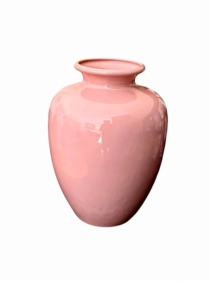 Blue Mountain Pottery VASE RARE 12.5” dusty rose pink 1980s
