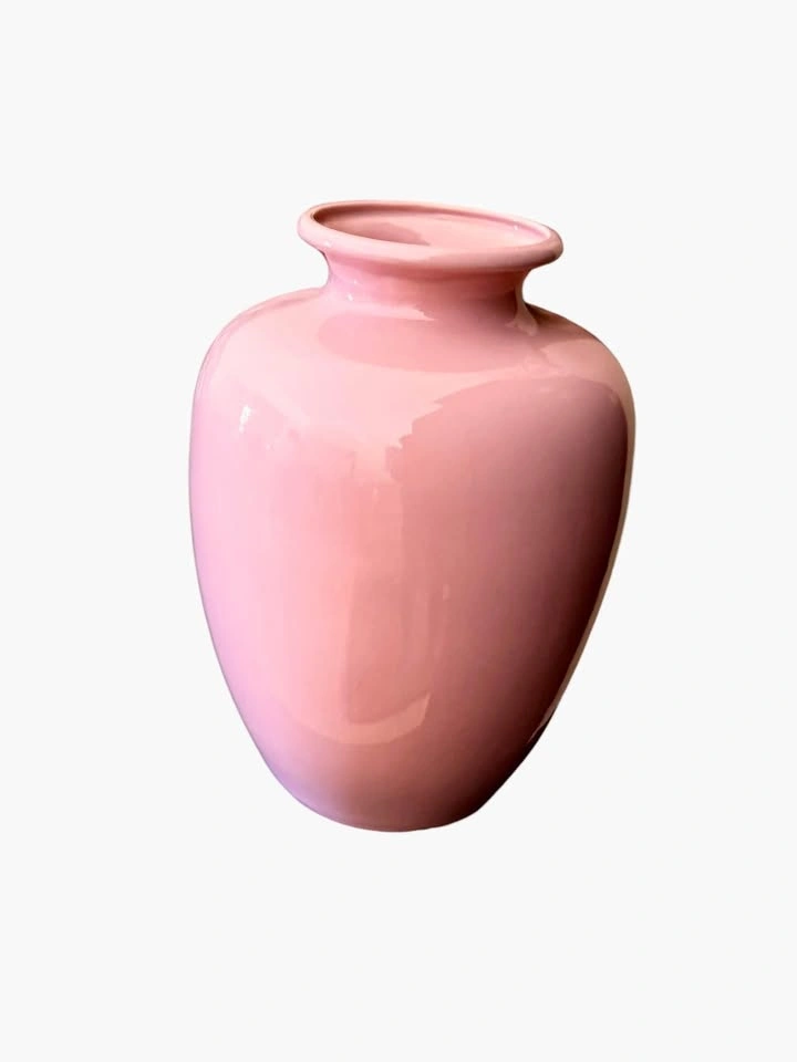 Blue Mountain Pottery VASE RARE 12.5” dusty rose pink 1980s - photo 2