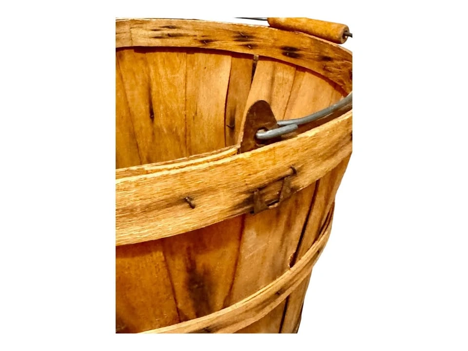 Split Wood Farmers Basket - Vintage Antique Barn Find - photo 4