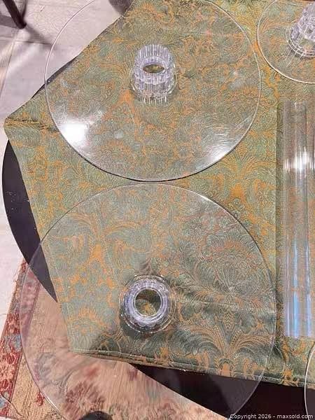 Clear Acrylic 3-Tier Round Cake Stand, 12-14in Plates - photo 2