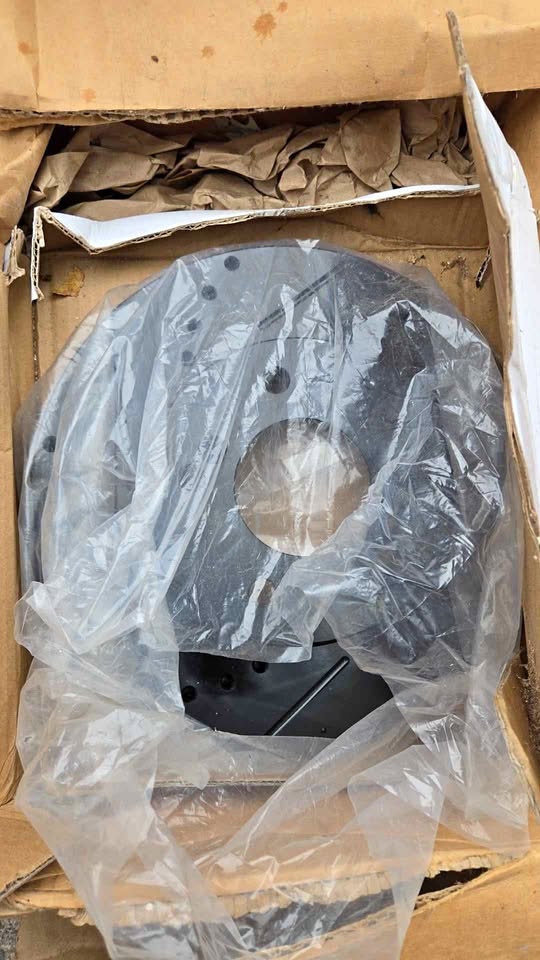 Max Brakes 28 cm 11 inch slotted and drilled black brake discs