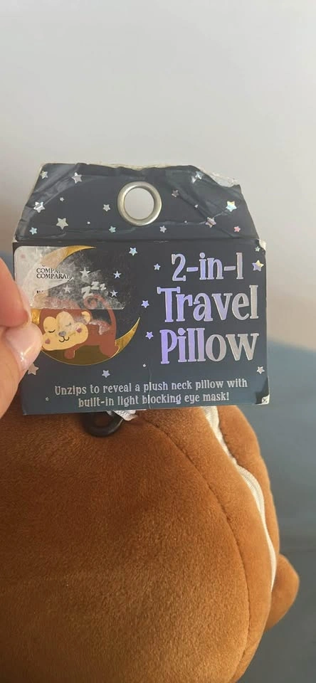 Kids travel pillow with eye mask - photo 4