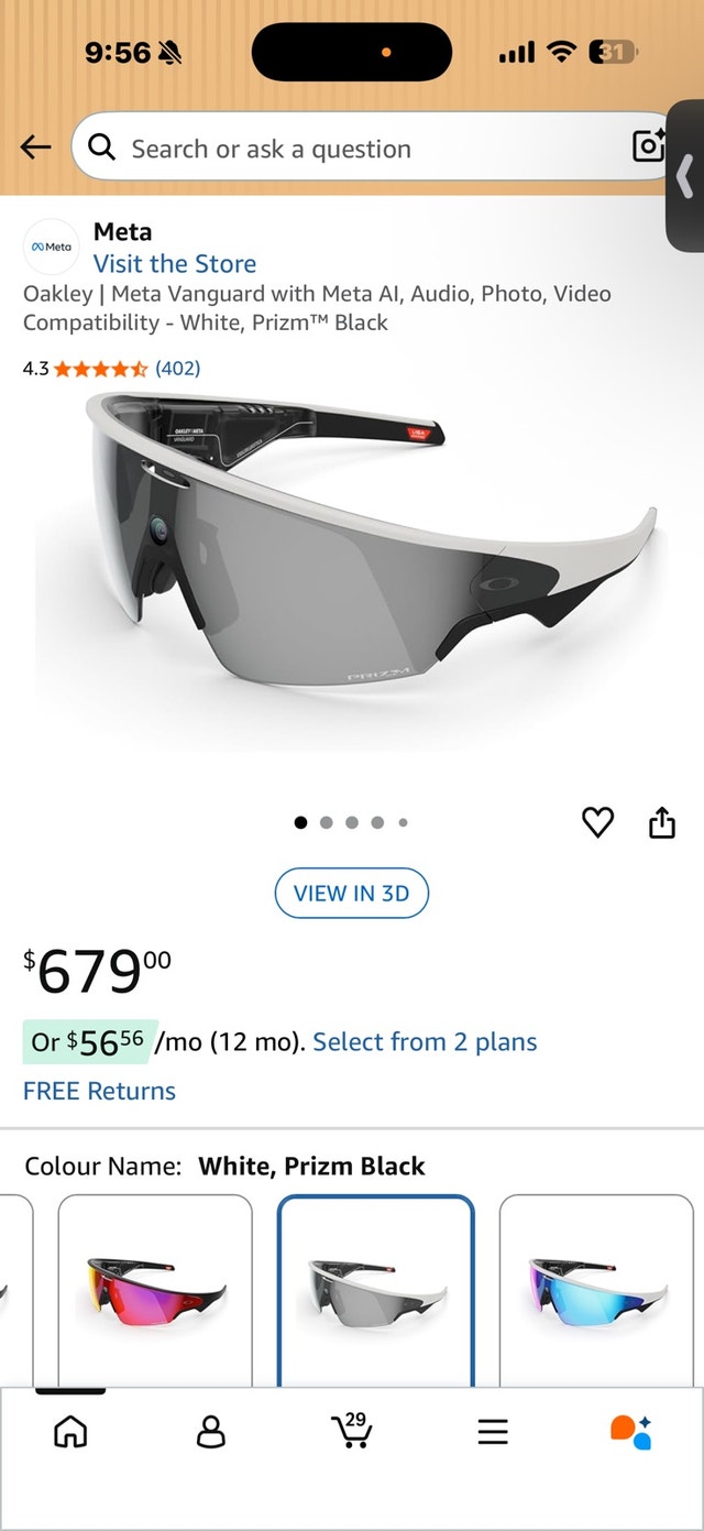 Oakley Meta Vanguard White
