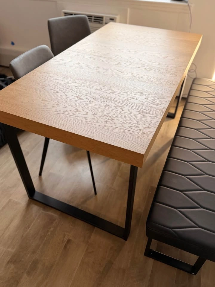 Modern Dining Set – IKEA Tarsele Table + 2 Chairs + 2 Benches - photo 3
