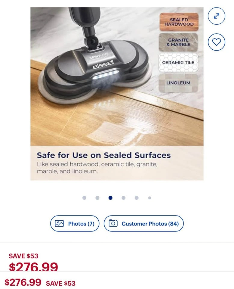 BISSELL SmartSteam Mop - photo 2