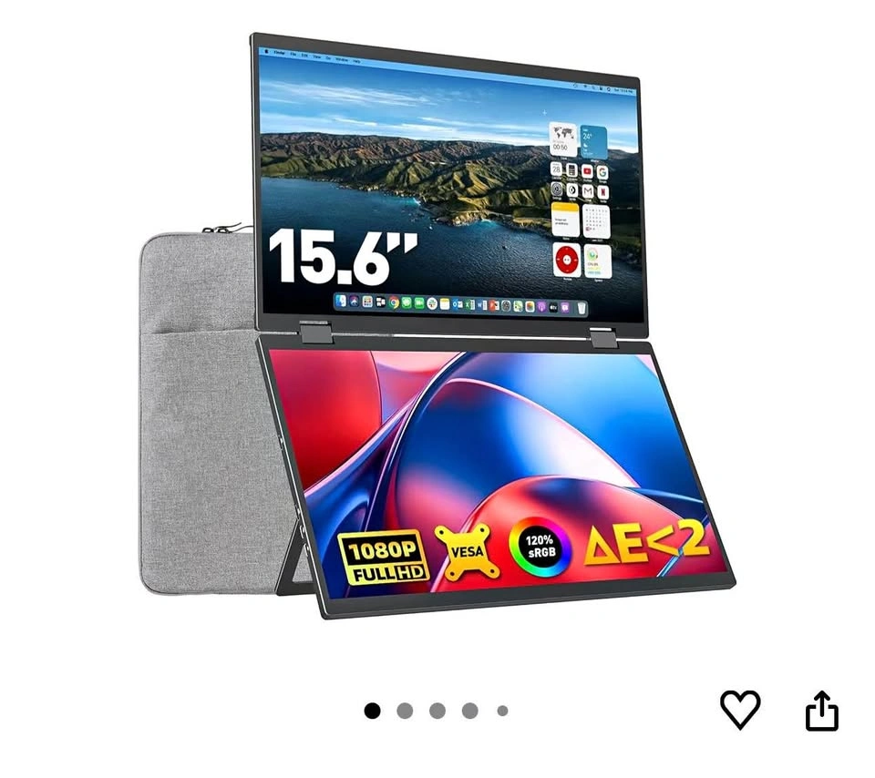 Portable 15.6” FHD Monitor with Kickstand