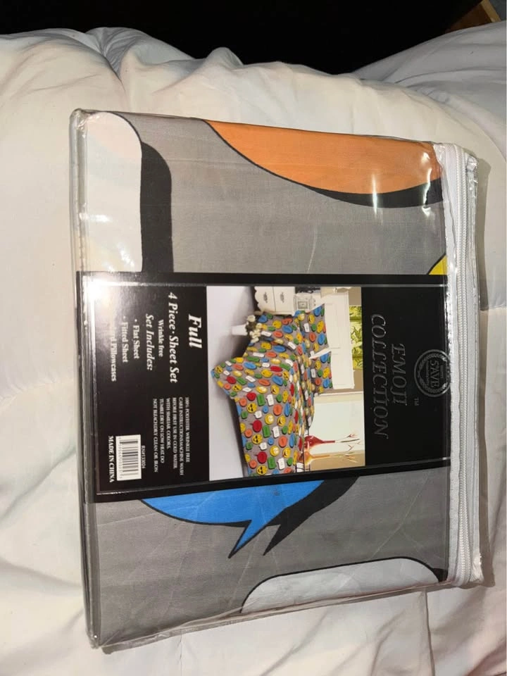 EMOJI COLLECTION Full 4 Piece Wrinkle Free Sheet Set - photo 3
