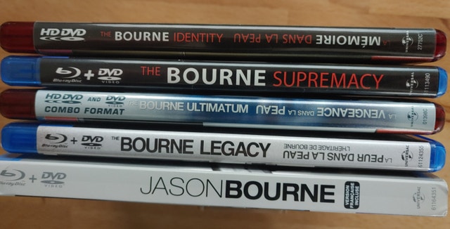 Complete Jason Bourne Series - All 5 Movies - Blu-ray/DVD/HD-DVD - photo 2