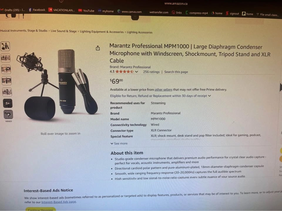 PRO AUDIO PODCASTING MIC - photo 2