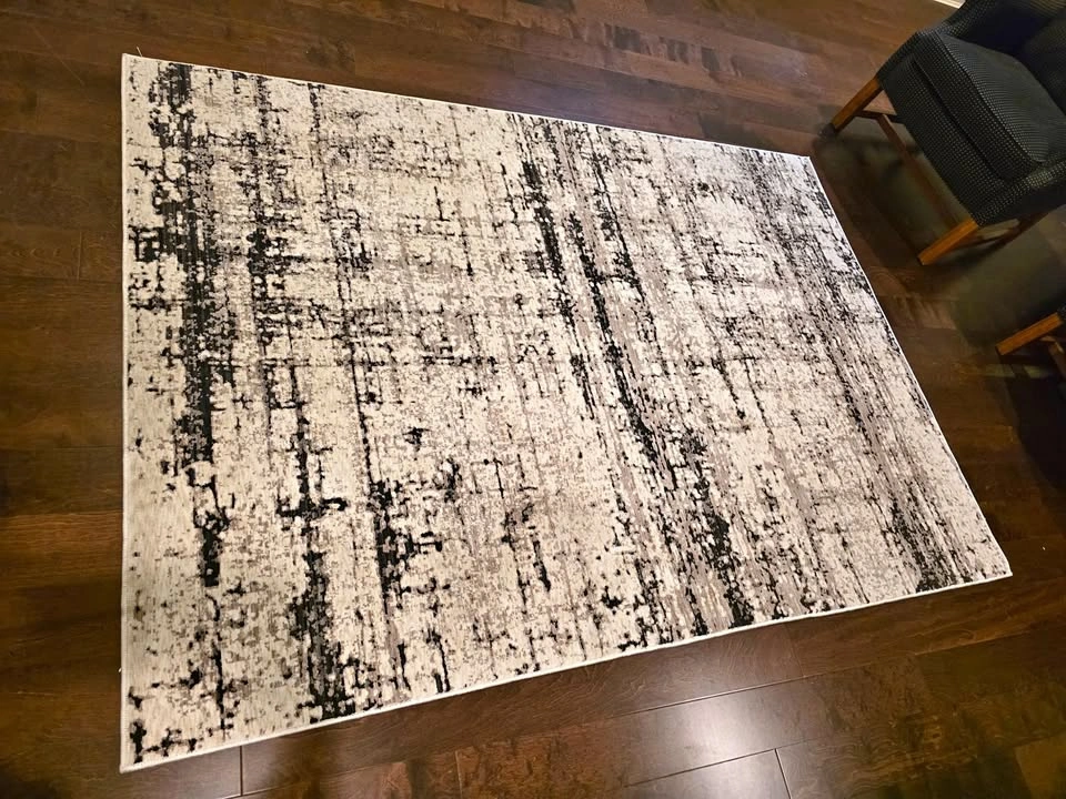 Safavieh Adirondack Keighley Abstract Rug (Silver & Black)