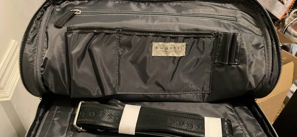 Bugatti Leather Laptop Bag with Strap - photo 5