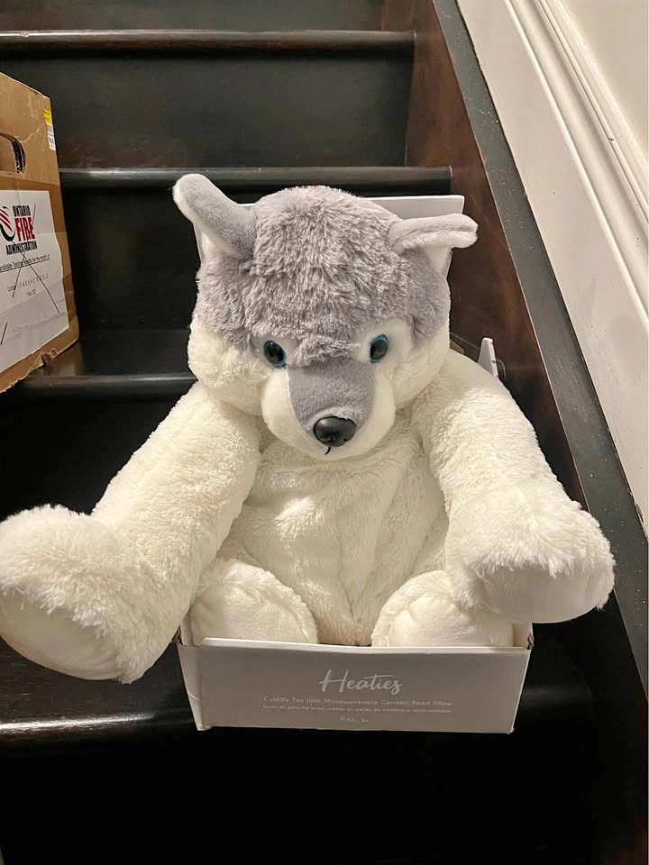 Cuddly Toy with Microwaveable Bead Pillow
