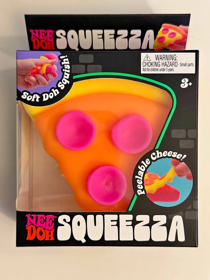 NeeDoh Squeezza Pizza Squishy Toy