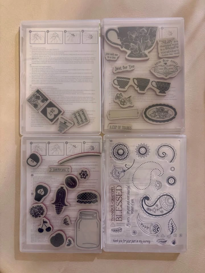 Grateful & Cozy Stampin’ Up Lot - 4 sets of seasonal stamps - photo 2