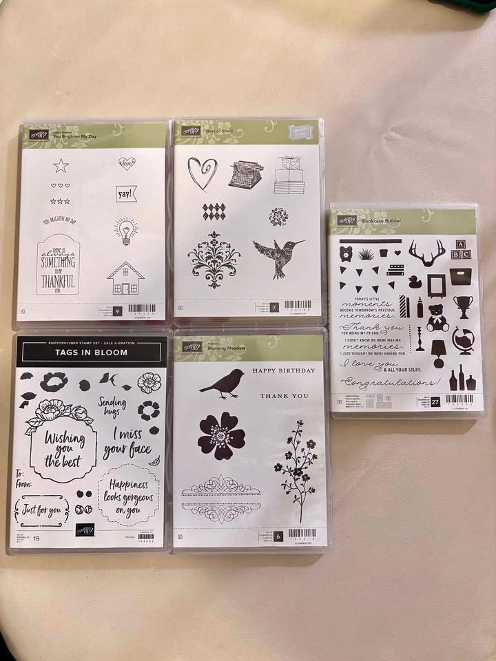 Stampin' Up! Stamp Sets - 5 Clear Mounts