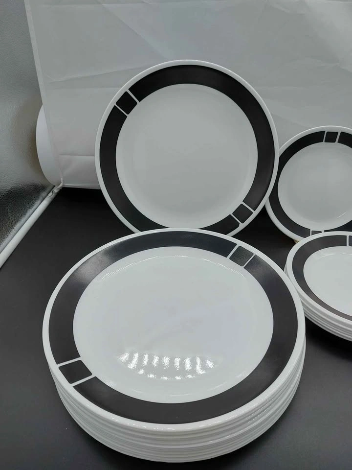 Corelle Urban Black Dinnerware Set Of 22 - photo 2