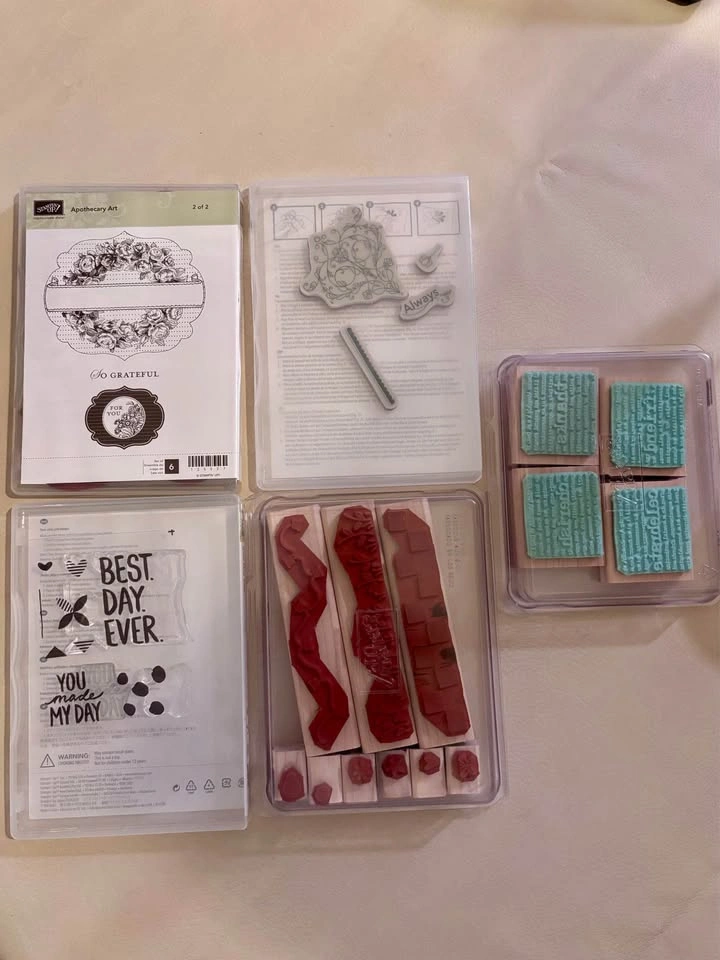 Stampin' Up! Stamp Lot - 5 Floral & Sentiment Sets - photo 2