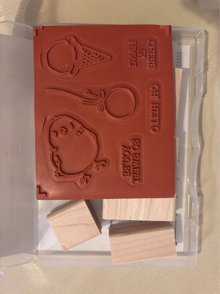 Stampin' Up! Rubber Stamps Bundle - Flock Together, Honeycomb Ha - photo 4