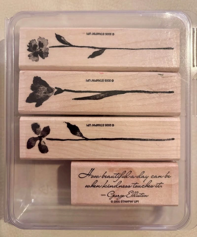Butterflies & Birds Stampin Up! Rubber Stamp Lot - Clear & Wood - photo 2
