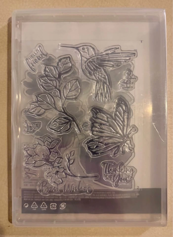 Butterflies & Birds Stampin Up! Rubber Stamp Lot - Clear & Wood - photo 5