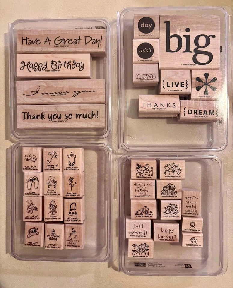 Sweet Phrases Stampin' Up Lot, 4 Sets