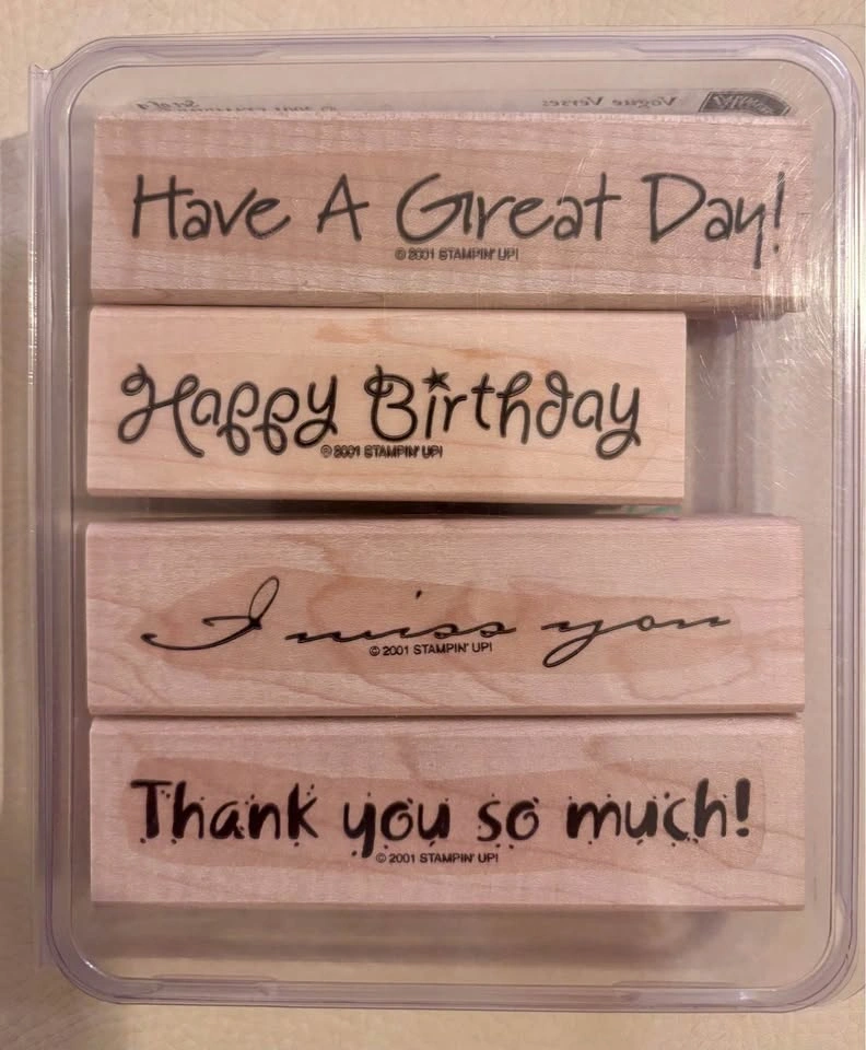 Sweet Phrases Stampin' Up Lot, 4 Sets - photo 2