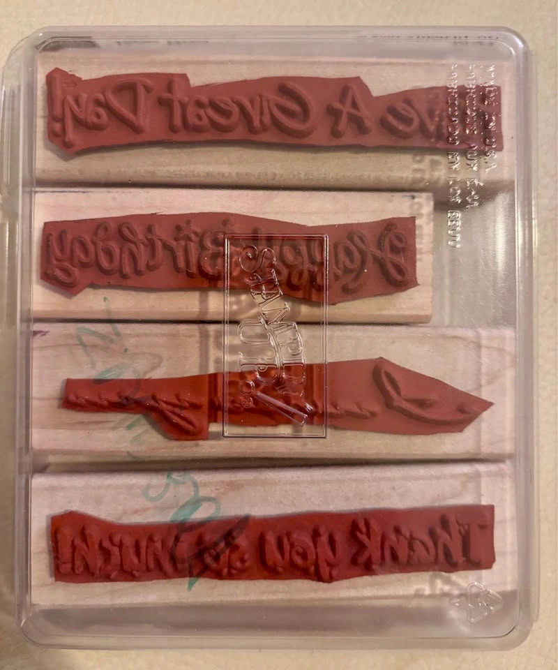Sweet Phrases Stampin' Up Lot, 4 Sets - photo 3
