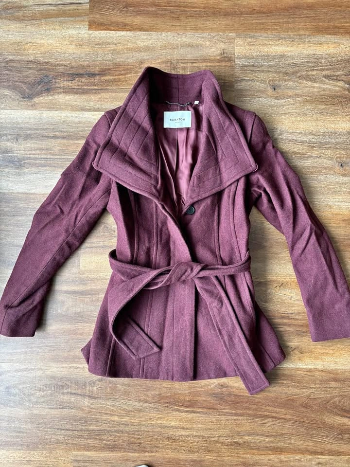Aritzia Babaton Wool Dress Coat, Size S