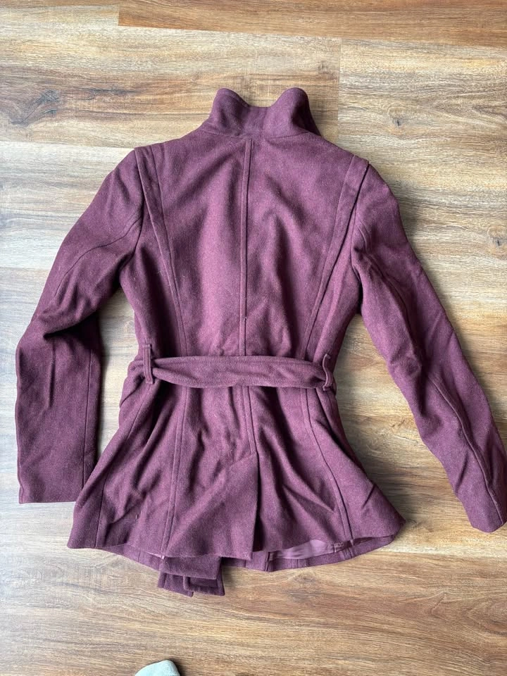 Aritzia Babaton Wool Dress Coat, Size S - photo 2