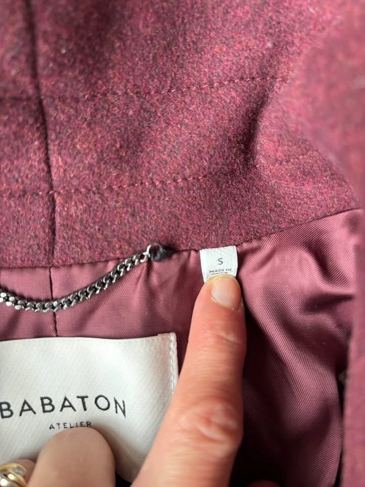 Aritzia Babaton Wool Dress Coat, Size S - photo 4