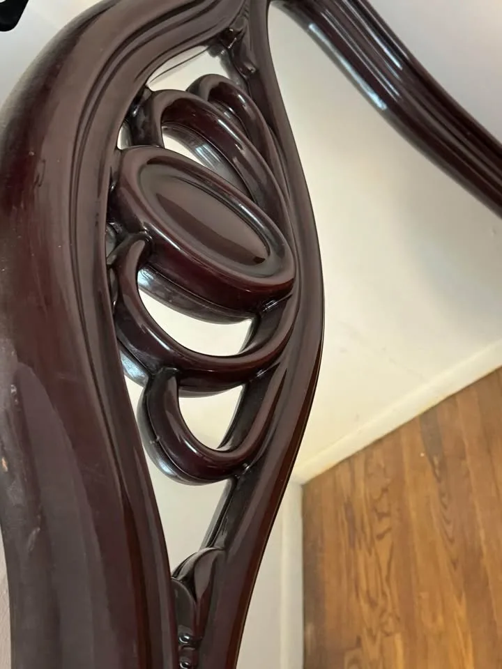 Large Mirror Gorgeous Design red mahogany image indicator(3)