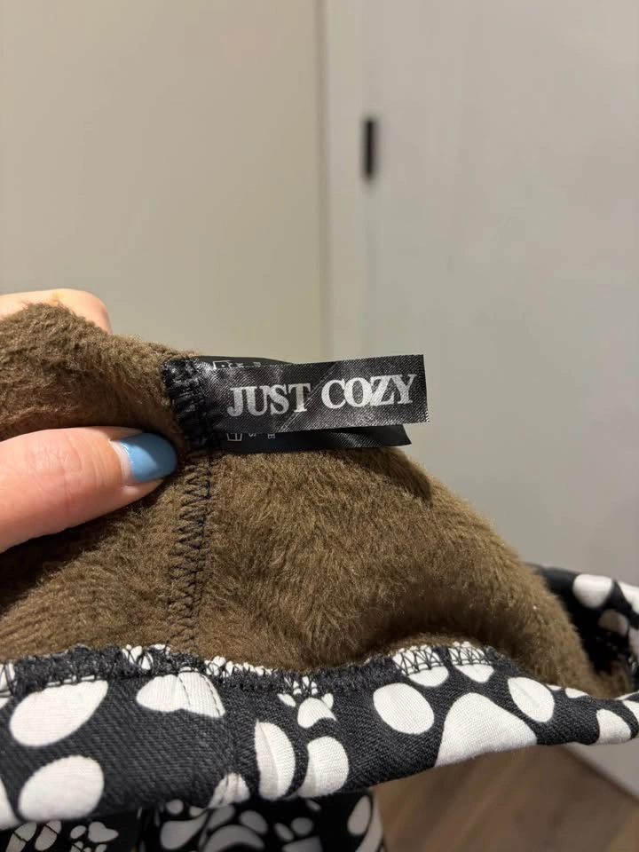 Just Cozy Lined Paw Print Leggings - photo 5