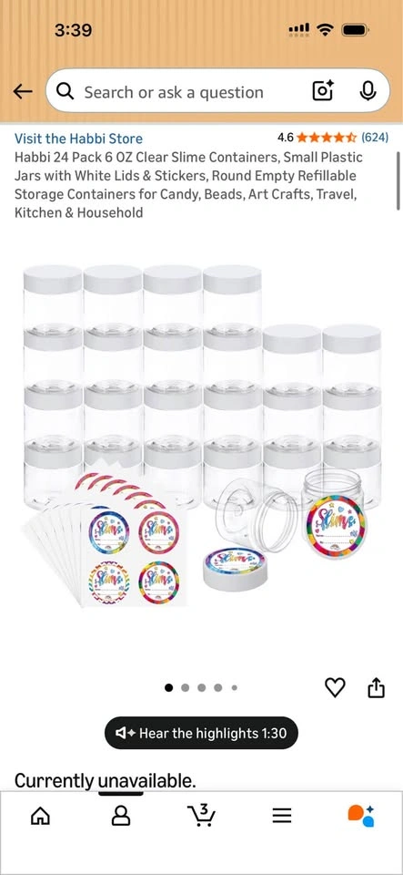 24 Containers - Slime Stickers Not Included - photo 4