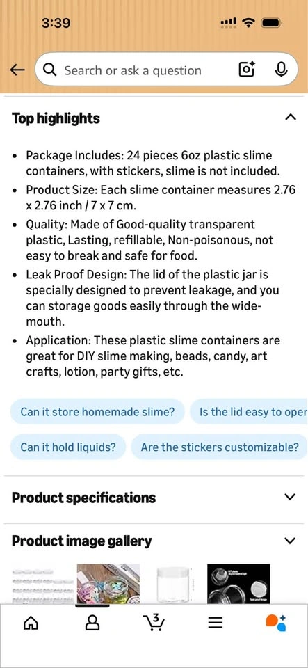 24 Containers - Slime Stickers Not Included - photo 5
