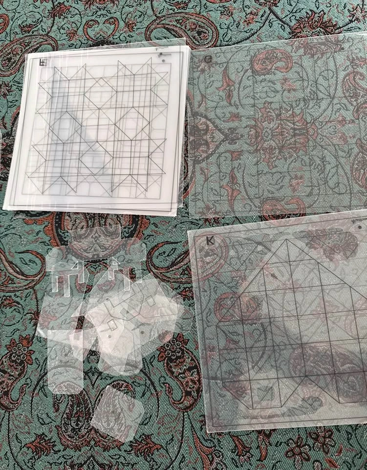Brand New Quilting Template Set + Pattern Booklet - photo 4