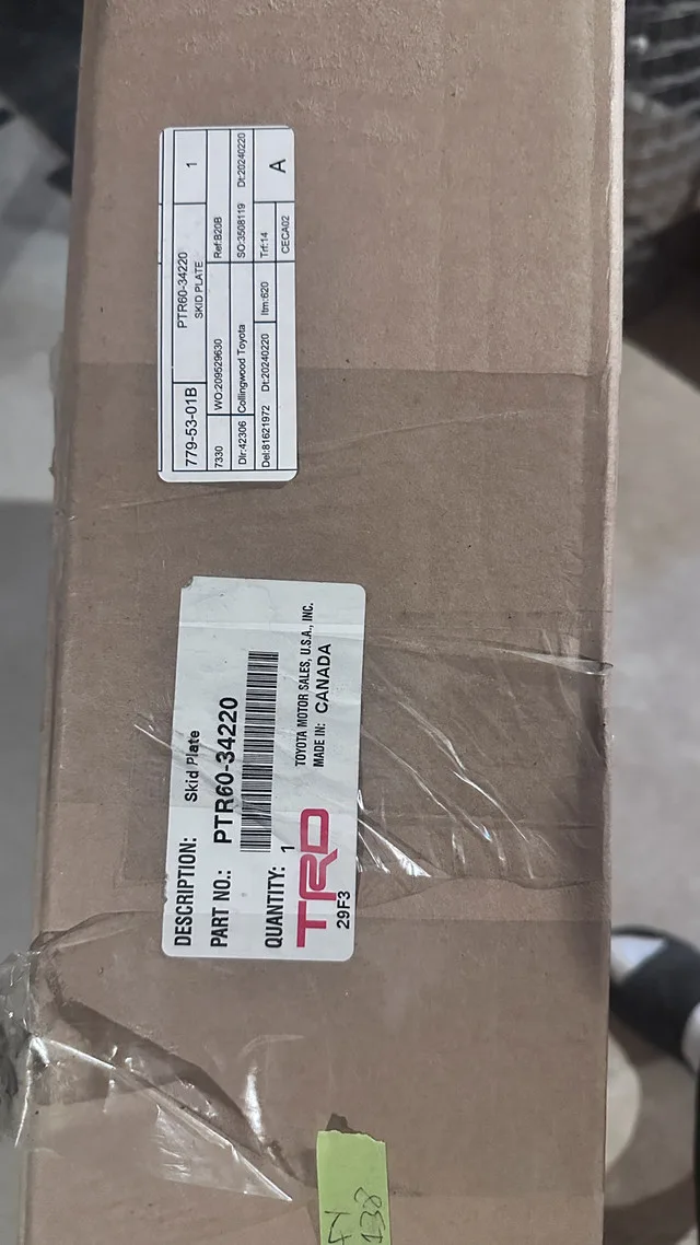 Tundra/Sequia TRD skid plate BNIB image indicator(3)