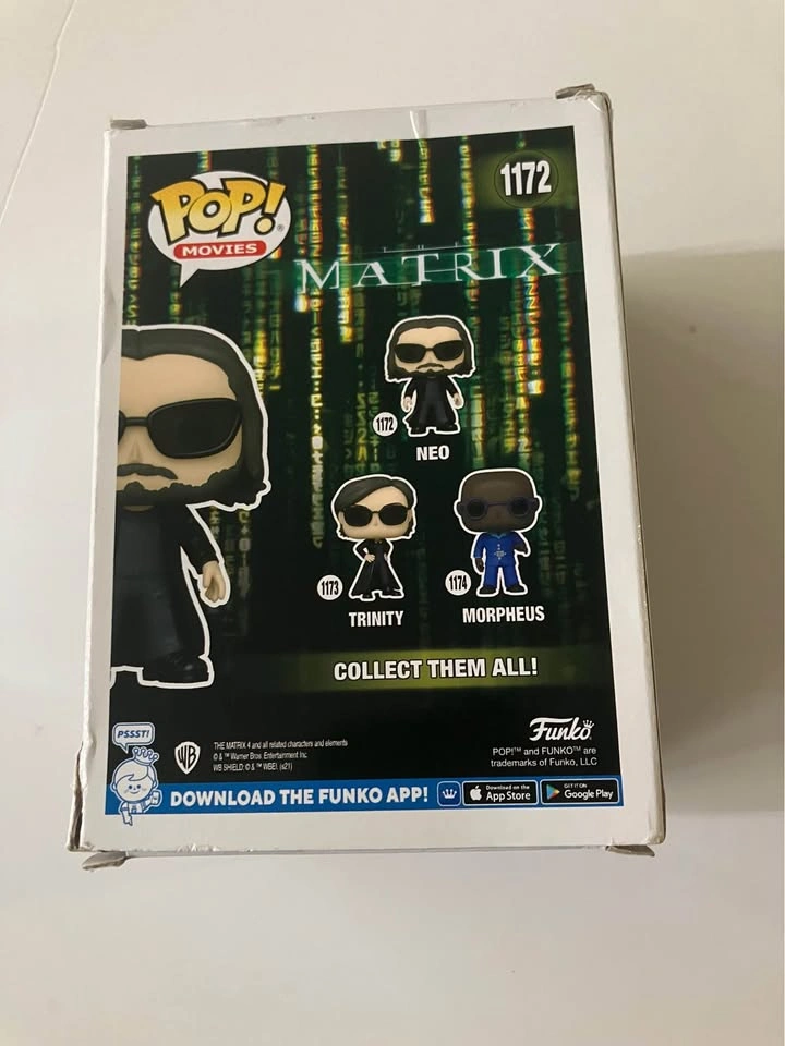 Funko Pop! Movies #1172 The Matrix - Neo Vinyl Figure - photo 3