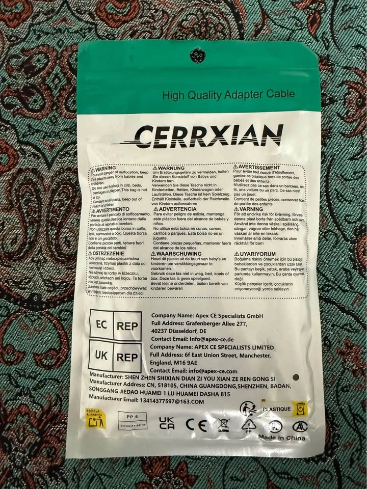 CERRXIAN USB OTG Adapter Cable - Micro Male to USB Female (1m) - photo 2