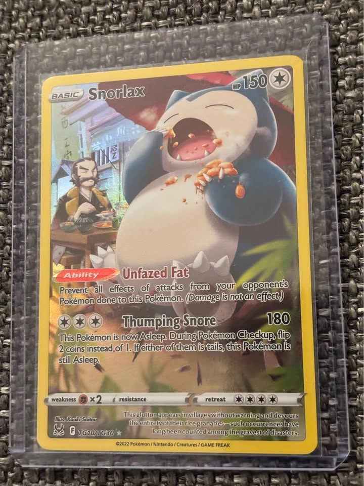 MINT Pokemon Snorlax Illustration Rare ⭐️ - photo 4